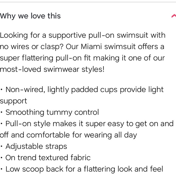 Bravissimo Miami Black swimsuit large 36G/36I (US) NWT no wires, no fasteners!! - Picture 7 of 9